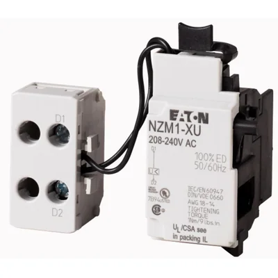 Sganciatore di minima tensione con morsettiera, NZM1-XU380-440AC