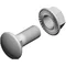 SGKFM10x20PV Mushroom head screw + serrated nut (set)