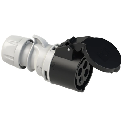 SHARK 32A 3P+Z 500V 50/60Hz 7H IP44 portable socket