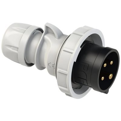 SHARK 32A 3P+Z 500V 50/60Hz 7H IP67 portable plug