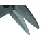 Sheet metal shears for cutting 1.8mm steel, green handle