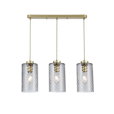 SHEILA Gold triple pendant lamp