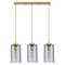 SHEILA Gold triple pendant lamp