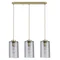 SHEILA Gold triple pendant lamp
