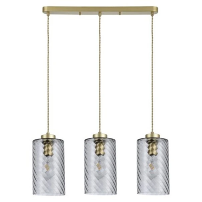 SHEILA Gold triple pendant lamp