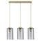 SHEILA Gold triple pendant lamp