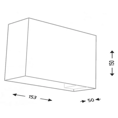 Shilo wall lamp Kida G9 white 7439