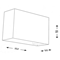 Shilo wall lamp Kida G9 white 7439