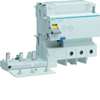 Short delay residual current block for MCB series HMxxxx 2P+N 125A/30mA Type A-HI