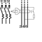 Short delay residual current block for MCB series HMxxxx 2P+N 125A/30mA Type A-HI