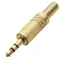 Штекер jack 3,5 мм STEREO GOLD