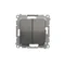 Shutter button (module) 10A 230V quick connectors anthracite (metallic)