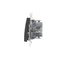Shutter button (module) 10A 230V quick connectors anthracite (metallic)