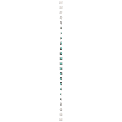 Shutter button (module) 10A 230V white screw terminals