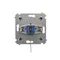 Shutter key switch 1-pole (module) 3-position "I-0-II" 2 contacts N/O 5A 230V. anthracite (metallic)