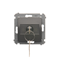 Shutter key switch 1-pole (module) 3-position "I-0-II" 2 contacts N/O 5A 230V. anthracite (metallic)