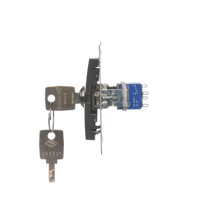 Shutter key switch 1-pole (module) 3-position "I-0-II" 2 contacts N/O 5A 230V. anthracite (metallic)