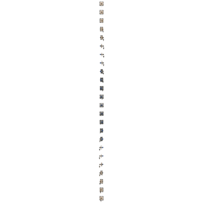 Shutter key switch 1-pole (module) 3-position "I-0-II" 2 contacts N/O 5A 230V. cream