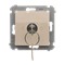 Shutter key switch 1-pole (module) 3-position "I-0-II" 2 contacts N/O 5A 230V. cream