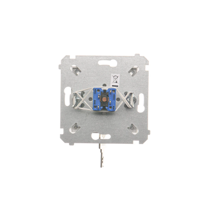 Shutter key switch 1-pole (module) 3-position "I-0-II" 2 contacts N/O 5A 230V. white