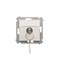Shutter key switch 1-pole (module) 3-position "I-0-II" 2 contacts N/O 5A 230V. white