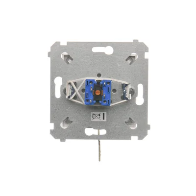 Shutter key switch momentary button (module) 3 pos. "I-0-II" 2 contacts N/O 5A 230V white