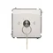 Shutter switch with key, 3-position, "I-0-II" 2 contacts N/O white