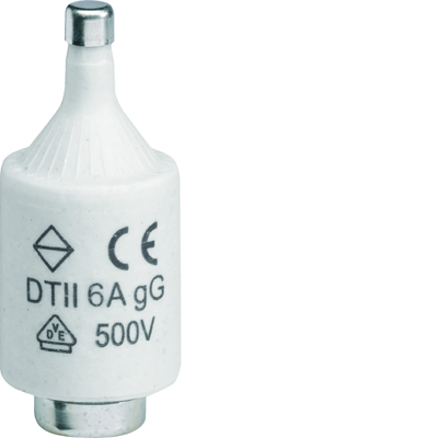 Sicherung DTII/E27 Bi-Wtz 22x50 6A T
