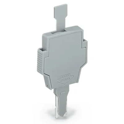Sicherungsstecker mit Halter für Gerätesicherungen, grau 281-512