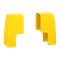Side cover for A9XPE210 pin rail 2-pole set of 10