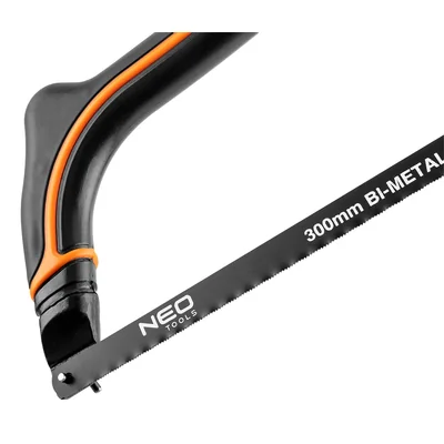 Sierra para metal de 300 mm, mango de dos componentes.