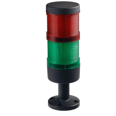 SIGNAL COLUMN 70MM COMPLETE LED RED, GREEN 230VAC