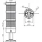SIGNAL COLUMN 70MM COMPLETE LED RED, YELLOW, GREEN 24VDC