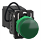 Signal lamp green LED 400V plastic, typical