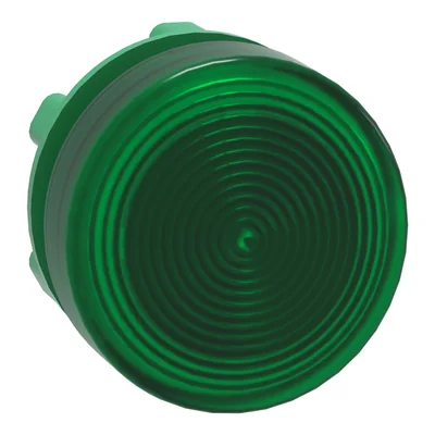 Signal lamp green LED plastic corrugated