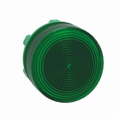 Signal lamp green LED plastic corrugated