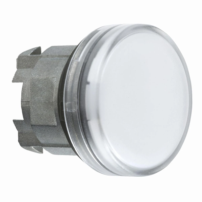 Signal lamp Ø22 white BA 9s metal bulb, typical