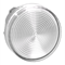Signal lamp Ø22 white LED corrugated metal