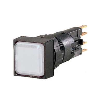 Signal lamp white lens, with bulb 24V, Q18LF-WS/WB