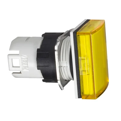 Signal lamp yellow rectangular LED