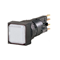 Signalleuchte weiße Linse, mit Glühlampe 24V, Q25LF-WS/WB