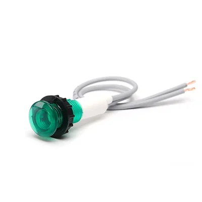 Signální světlo EMAS 10mm 24V LED zelená