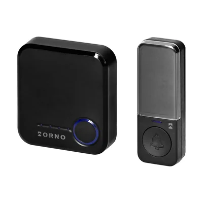 SIGO AC, wireless network doorbell, Wi-Fi, battery-free button, learning system, 32 sounds, 200m, black