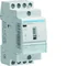 Silent contactor with manual control 12V DC 4NO 25A