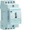 Silent contactor with manual control 4NO 25A 24V AC/DC