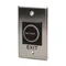 Silver contactless exit button