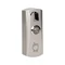 Silver surface-mounted exit button with backlight