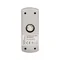 Silver surface-mounted exit button with backlight