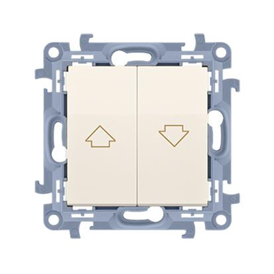 SIMON 10 Blind button (module) 10A 230V cream