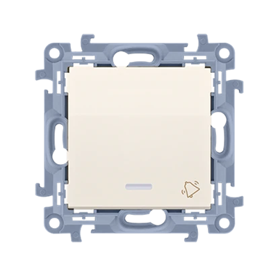 SIMON 10 Button "bell" with LED backlight (module) 10AX 230V cream